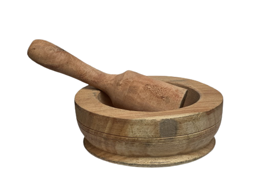 Wooden Garlic Crasher